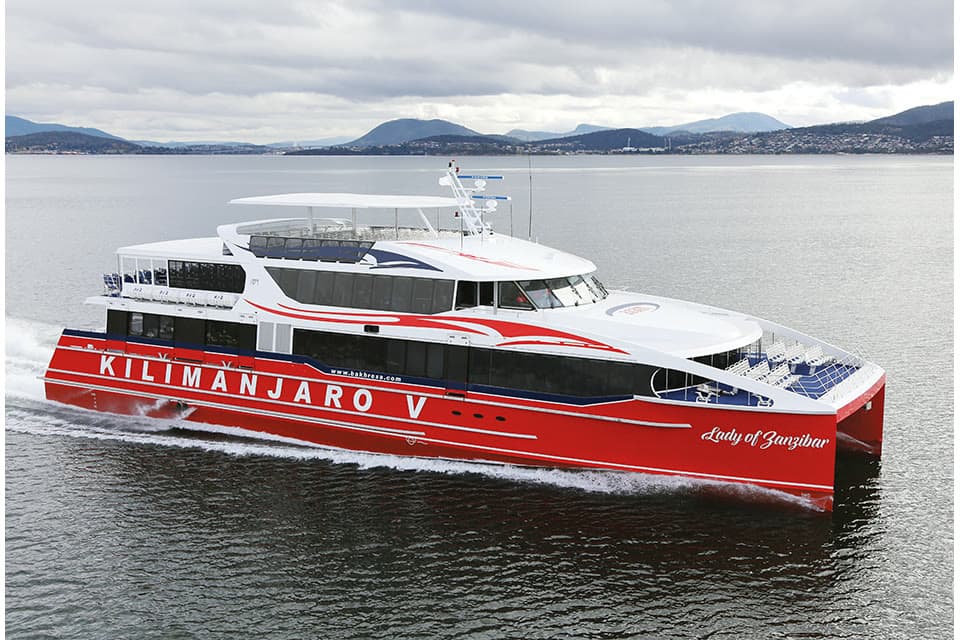 Kilimanjaro V at sea